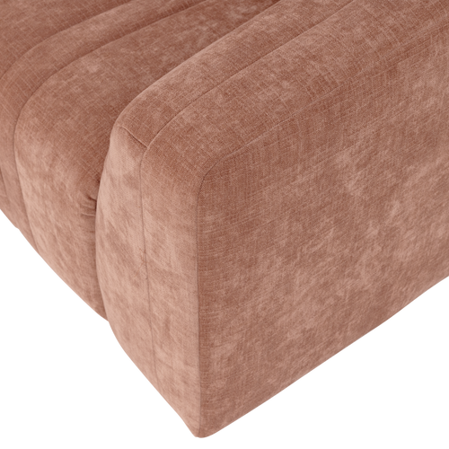 WOOOD 4-zits bank Omaire - Chenille - Lichtroze