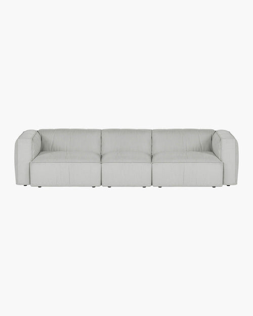 noo.ma Lobi 4-zits bank Chalk Grey Corduroy - 318x97,5x73,5 cm