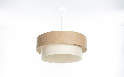 bpskoncept hanglamp Duo boho - jute - Ø50 cm