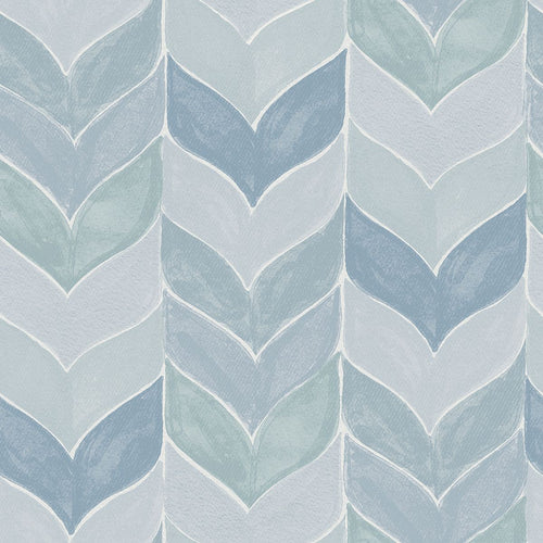 Sanders & Sanders behang grafisch motief blauw - 53 cm x 10,05 m - 640738