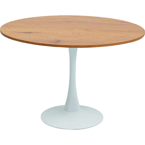 Kare Design Eettafel Schickeria Ø110cm eik en wit