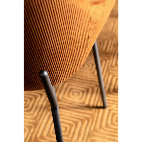 Kare Design Stoel met armleuningen Avignon oranje