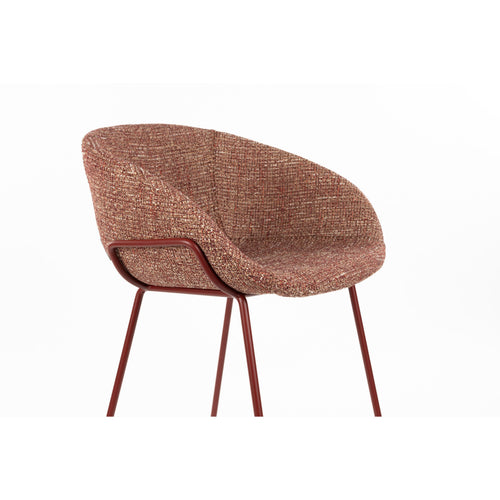 Zuiver Feston Barkrukken 65 cm Terra/ Rood - Set van 2