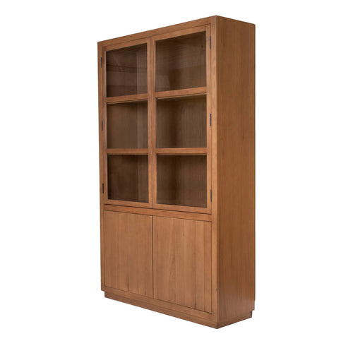 DÉJA Living Vitrinekast Cuenca - Bruin Eiken - 120x40x200cm