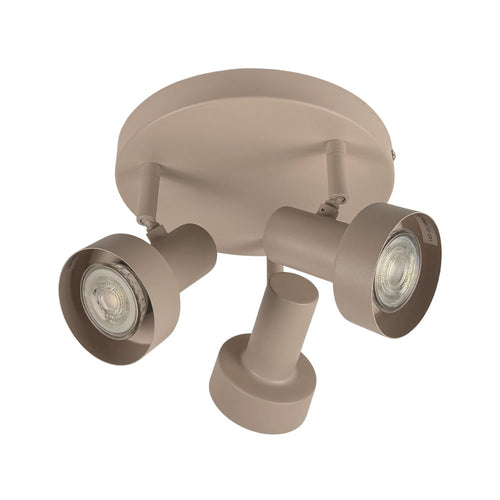 Freelight spot Lunata - 3 lichts - 20  x 15   cm - beige