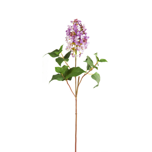 Sia Deco Sering Steel Met Bladeren Kunstmatig - mauve - H60 - vtwonen shop