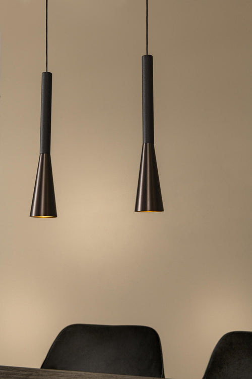 Lucide hanglamp JOAKIM - Geïntegreerde LED - Koffie - vtwonen shop