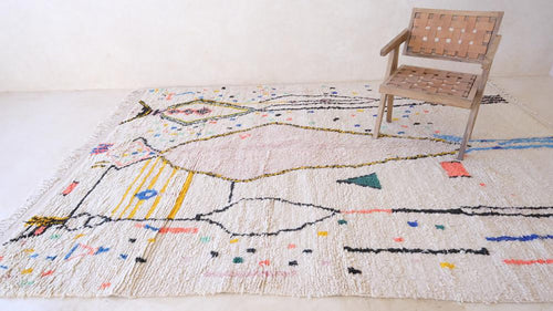 AFK Living vloerkleed FIRAYA - handgemaakt - Wol - 140 x 200 cm