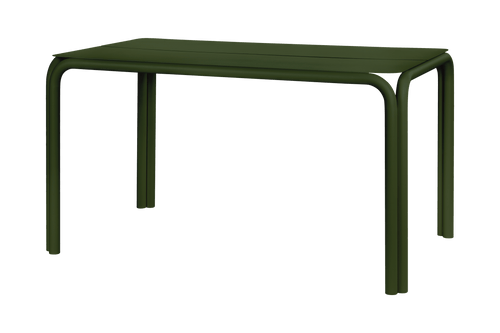 noo.ma Nokk Table - stevige stalen eettafel, 135x84x73 cm, Forest Green
