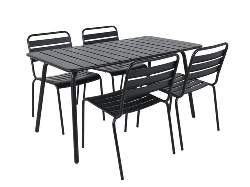 MaximaVida metalen tuinset Max zwart 150 cm - vtwonen shop