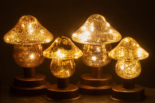 J-Line LED-lamp paddenstoel - 2 stuks - vtwonen shop