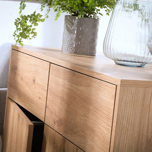 Calicosy - LENNY Dressoir 2 deuren - Eiken - 40x90x80 cm