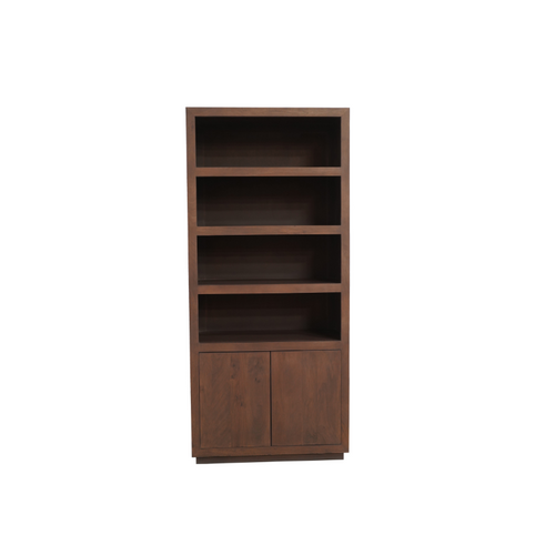 Starfurn  boekenkast Brussel - bruin - 45x90x200cm - vtwonen shop