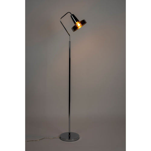 Housecraft Living Anshin Vloerlamp/ Staande Leeslamp Glas Grijs - vtwonen shop