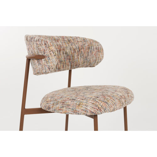 Housecraft Living Claes Eetkamerstoelen Gemêleerd Multi - Set van 6