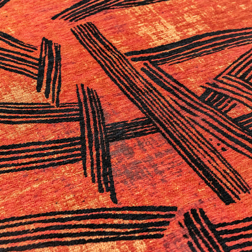 Ecorugs vloerkleed Ginger Chocolat - rood - 140x140cm