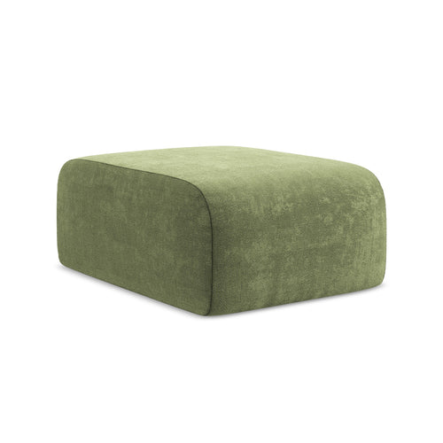 LaMiaSofa Poef Cervo - chenille stof - groente - 72x94x42
