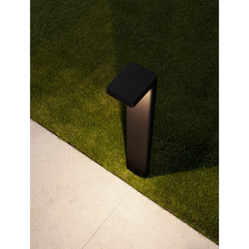 Merano Alberta Tuinpaal antraciet aluminium, helder glas LED 8W 560Lm 3000K IP65