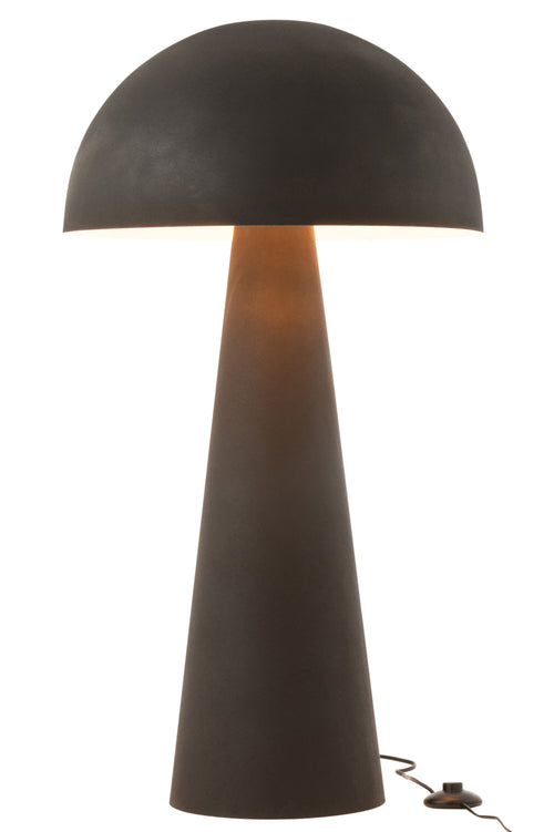 J-Line lamp Paddenstoel - metaal - zwart - extra large - vtwonen shop