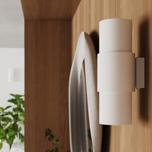 Sollux Lighting Wandlamp FLASH wit - 10x10x21cm