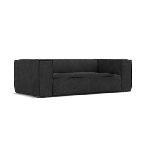 Cosmopolitan Design - Bank Turin 2-zits, structurele stof donkergrijs - 100x212x68cm