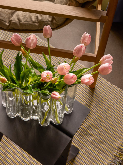 Hübsch vaas Umber - glas - 30x16xh20cm