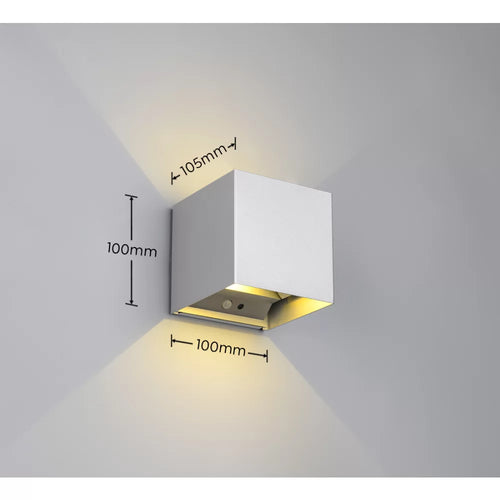 Trio Leuchten wandlamp Talent - 2 lichts - 10.5  x 10   cm - grijs - vtwonen shop