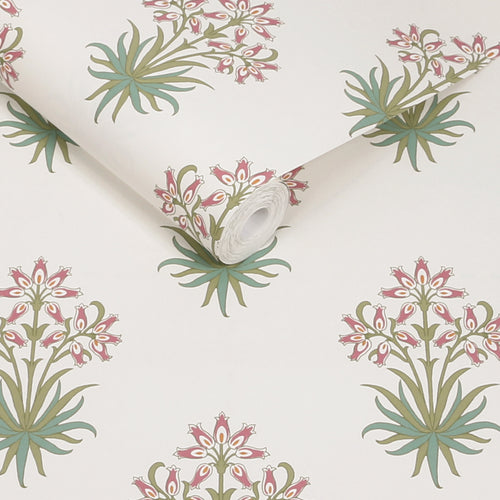 William Morris at Home Vliesbehang - Hyacinth Flower Pink Cedar