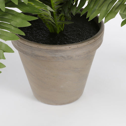 Mica Decorations Varen Kunstplant in Bloempot Stan - H40 x Ø70 cm - Groen