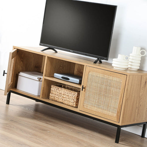 Calicosy - JAYA TV-meubel Woonkamer - Licht hout - 39x120x51 cm