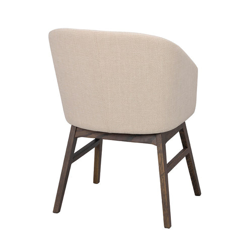 Rowico Home Windham Eetkamerstoel Beige - Armleuning - Donker Eiken