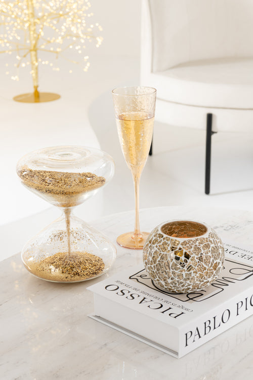 J-Line champagneglas - glas - goud - vtwonen shop