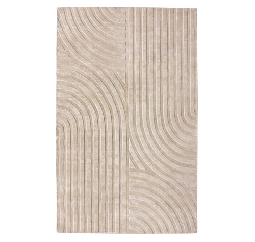 Sia Home - Rechthoekig tapijt Dana - viscose beige 300cm