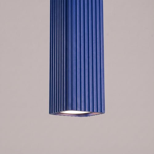 Sollux Lighting Hanglamp RAYO 1 ultramarijn - 8x8x118cm