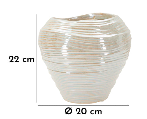 Mauro Ferretti vaas - Ø 22x20 cm - perzik