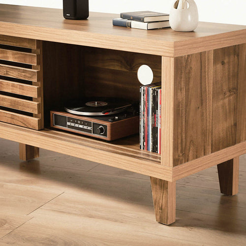 Calicosy - LIAM TV-meubel - Donker hout - 140x35x45 cm