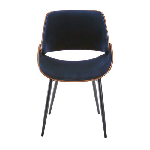 Signature - MANNIX Salonstoel - Blauw - 51x63x61 cm