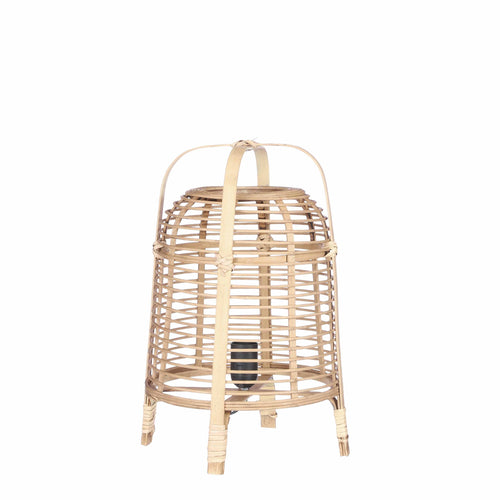 Mica Decorations Page Tafellamp - H41 x Ø27 cm - Bamboe - Lichtbruin - vtwonen shop