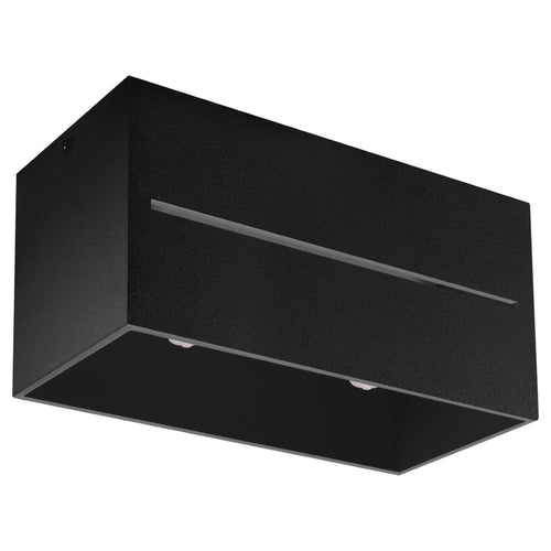 Sollux Lighting Plafondlamp LOBO 2 zwart - 20x10x10cm