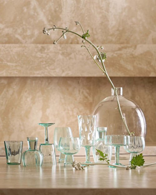 vtwonen Bloemenvaas - Cilinder Vorm - Transparant - Modern - Glas - vtwonen shop