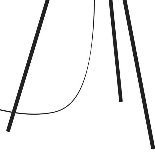 EGLO vloerlamp Castanuelo - e27 - 152 cm - zwart/goud - vtwonen shop