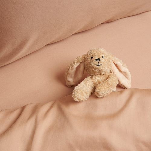 Coco & Cici - Kids - TENCEL Twill Dekbedovertrek Peach - 140x200 + 1 kussensloop 60x70