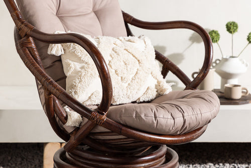 Rebellenclub Loungestoel Wellix - Walnoot - vtwonen shop