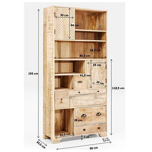 Kare Design Bookshelf Puro 190x90cm - vtwonen shop