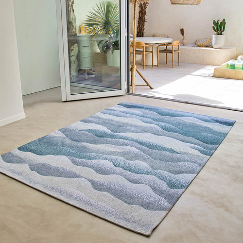 Louis De Poortere vloerkleed Winter - blauw - 280x390cm - vtwonen shop