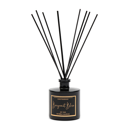 Rivièra Maison RM Bergamot Bliss Fragrance Sticks - Glas - Zwart - vtwonen shop