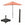 Garden Impressions stokparasol Lotus donker grijs 250x250 cm met 40kg Eureka voet en hoes