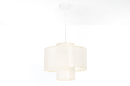 bpskoncept hanglamp Twin - crème - Ø35 cm