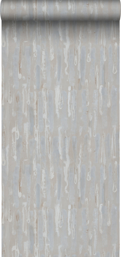 Sanders & Sanders behang houtlook blauw grijs - 53 cm x 10 m - 640068 - vtwonen shop