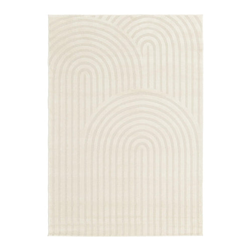 AFK Living vloerkleed Arcade - reliëfeffect - beige - 160 x 230 cm - vtwonen shop